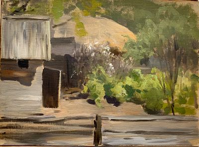 Степанов Алексей Степанович (1858—1923). Ранней весной. 1900—1910-е. Холст на картоне, масло. 