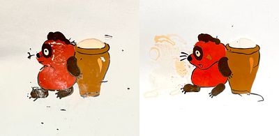 Зуйков Владимир Николаевич (1935—2021) и Назаров Эдуард Васильевич (1941—2016).
Винни-Пух и 