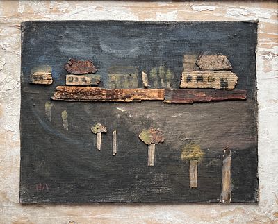 Арендт Наталия Юрьевна (род. 1959). О Русь. Диптих. 2015. Микс-медиа на холсте. 46 &times; 56 см. Ната 
