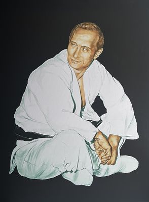 Врубель Дмитрий Владимирович (1960 – 2022). Идеальный любовник. 2020-е гг. Холст, печать. 