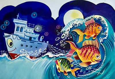 Аземша Александр Николаевич (1950–2014), Голованов А. П. Иллюстрация к книге В. Орлова 