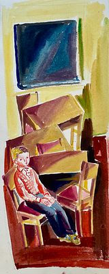 Александрова Елизавета Николаевна (1930–2020). Иллюстрация к сборнику стихотворений Н. 