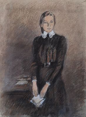 Богаевская Ольга Борисовна (1915–2000). Иллюстрация к книге З. Воскресенской &laquo;Сердце матери&raquo; 