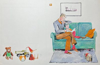 Гальдяев Владимир Леонидович (1938–2001). Иллюстрация к книге С. Баруздина &laquo;Чудеса&raquo; (М.: 