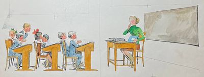 Гальдяев Владимир Леонидович (1938–2001). Иллюстрация к книге С. Баруздина &laquo;Чудеса&raquo; (М.: 