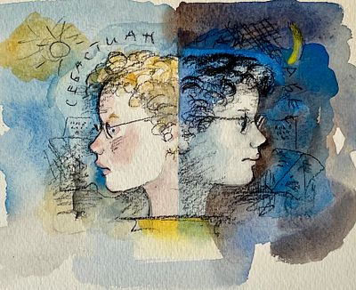Далецкая Юлия Павловна (род. 1939). Иллюстрация к рассказу К. Хагерюн &laquo;Супермечтатель&raquo; в 