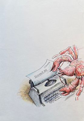 Граблевская Ольга Венедиктовна (род. 1965). Оригинал иллюстрации к повести С. Сахарнова 