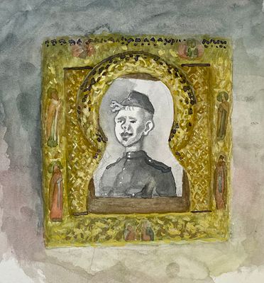 Левитина Александра Дмитриевна (род. 1972). Спаситель. Иллюстрация из журнала &laquo;Чиж и Ёж&raquo; (СПб.: 