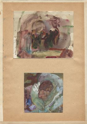 [Группа &laquo;Маковец&raquo;] Жегин Лев Фёдорович (1892—1969). Фигуры во времени. 1920—1930-е. Бумага 