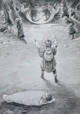 Гордеев Денис Дмитриевич (род. 1964). 
Иллюстрация к роману Дж. Р. Р. Толкина &laquo;Властелин колец&raquo; 