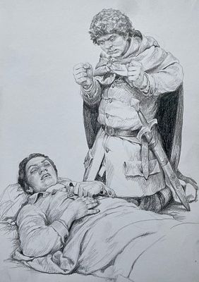Гордеев Денис Дмитриевич (род. 1964). 
Иллюстрация к роману Дж. Р. Р. Толкина &laquo;Властелин колец&raquo; 