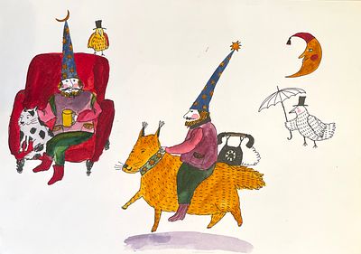 Иванова Светлана Алексеевна (род. 1965). Иллюстрация из журнала &laquo;Чиж и Ёж&raquo; (СПб.: Чиж и Ёж). 