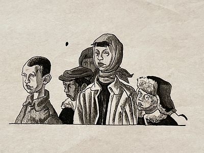 Городецкий Михаил Александрович (род. 1977). Шпана. Иллюстрация из журнала &laquo;Чиж и Ёж&raquo; (СПб.: 