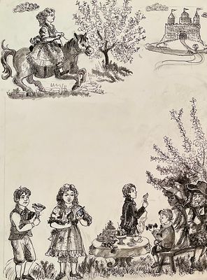 Сабирова Елена Валеевна (род. 1958). Иллюстрация к книге У. Фолкнера &laquo;Дерево, которое исполняет 