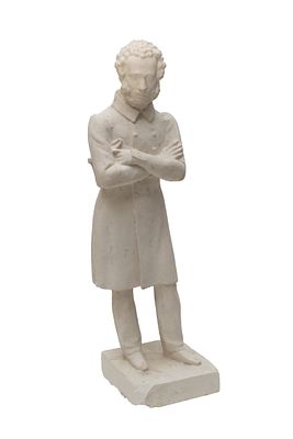 Теребенёв Александр.
А. С. Пушкин
1837
гипс 
высота 45 см. Александр Иванович Теребенёв 