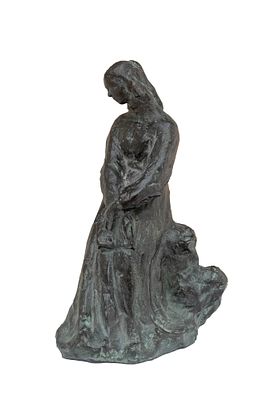 Григорьев Анатолий.
Татьяна. Ларина
1946 
металл
высота 24 см. Анатолий Иванович Григорьев 