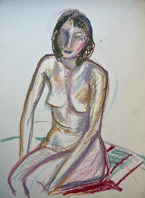 [Группа "Одиннадцать"] Аршакуни Завен Петросович (1932 — 2012). Обнажённая. Конец 1970-х гг. 