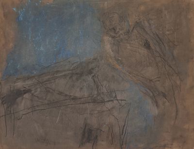 Башлыков Владимир Иванович (род. 1943). Ветлуга. 2004. Бумага, пастель. 50 &times; 65 см. На обороте: 