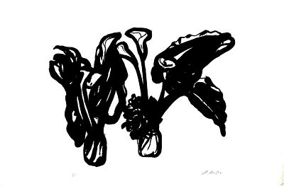 Митурич Май Петрович (1925 — 2008). Каллы. 1991. Бумага, шелкография. 50 &times; 74 см. Тираж: 9/15. 