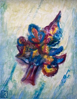 Раубе-Горчилина Мария Вячеславовна (1900 — 1979). Концерт Рахманинова №2. Конец 60-х гг. Бумага 