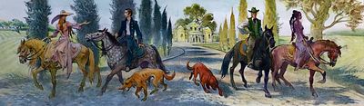 Богачёв Юрий Николаевич (род. 1956). 
Иллюстрация к роману Т. М. Рида &laquo;Оцеола, вождь семинолов&raquo; 