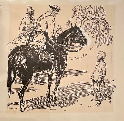 Высоцкий Владимир Петрович (1911 — 1983).
Иллюстрация из книги рассказов Р. С. Сефа &laquo;Золотая 