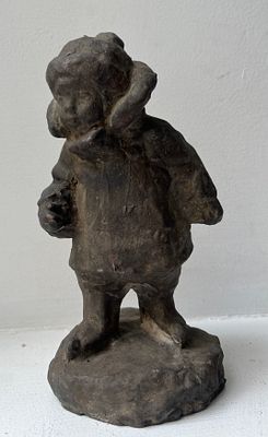 [Из собрания Матюшина] Арендт Ариадна Александровна (1906 — 1997). Девочка на коньках. 1980. 