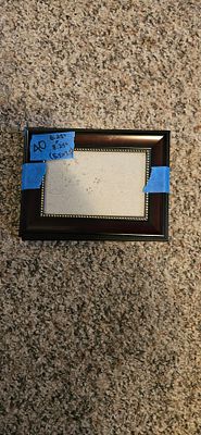 Small Picture Frames: Set of 2. Small Picture Frame: set of 2 Brownish FrameFrame size: 6.25" x