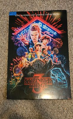 Stranger Things Poster Board Wall Hanging22" x 33.25"