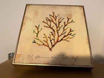 Painted Wall Hanging12" x 12"