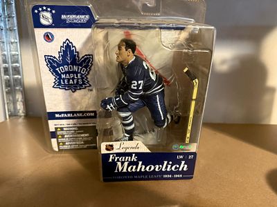 McFarlane Sports Pick Toronto Maple Leaf Frank Mahovlich Action Figure. McFarlane Sports