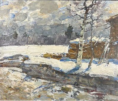 Набатов Вячеслав Васильевич - Ранняя весна. Аукцион: Аукцион № 35, часть 3 Основа: картон Техника: 