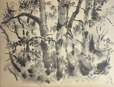 Конашевич Владимир Михайлович - Лето. Аукцион: Аукцион № 35, часть 3 Основа: бумага Оформление: 