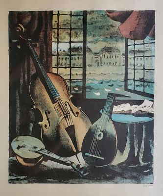 Сперанская Елена Сергеевна - Натюрморт с музыкальными инструментами. Аукцион: Аукцион № 35, часть 3 