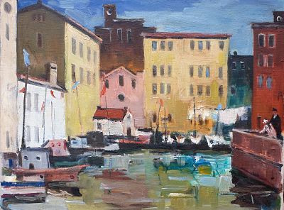 Гуляев Александр Георгиевич - Ливорно. Аукцион: Аукцион № 35, часть 3 Основа: холст Техника: 