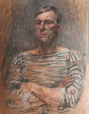 Труфанов Михаил Павлович - Портрет моряка. Аукцион: Аукцион № 35, часть 3 Основа: картон Техника: 