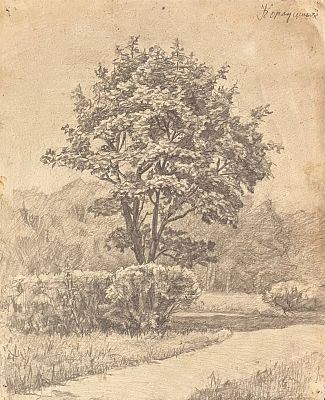 Н.Х. - Пейзаж. Аукцион: Аукцион № 36, часть 5 Основа: бумага Ширина: 27.5 