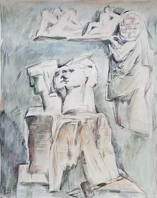 Поварова Валентина Петровна - В мастерской скульптора. Аукцион: Аукцион № 36, часть 5 Основа: 