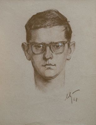 Левитин Анатолий Павлович - Портрет Шостаковича Д.Д. Аукцион: Аукцион № 37, часть 1 Основа: бумага 