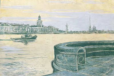 Слыщенко Виктор Сергеевич - Белые ночи. Аукцион: Аукцион № 37, часть 1 Основа: бумага Ширина: 48.5 