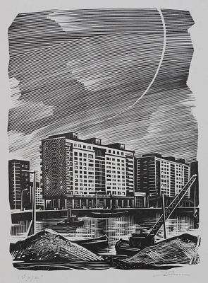 Ушин Андрей Алексеевич - Охта. Аукцион: Аукцион № 37, часть 1 Основа: бумага Ширина: 12.5 