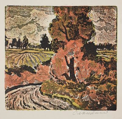 Слыщенко Виктор Сергеевич - Осенний пейзаж. Аукцион: Аукцион № 37, часть 2 Основа: бумага Ширина: 