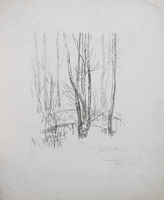 Звонцов Василий Михайлович - Зима. Аукцион: Аукцион № 37, часть 2 Основа: бумага Ширина: 25 