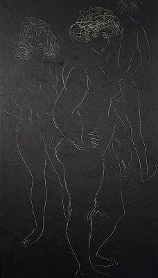 Слыщенко Виктор Сергеевич - Три грации. Аукцион: Аукцион № 37, часть 2 Основа: бумага Ширина: 18.5 