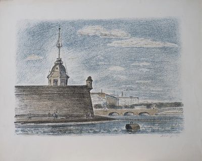 Петрова (Шульц) Валентина Владимировна - Городской пейзаж. Аукцион: Аукцион № 37, часть 2 Основа: 