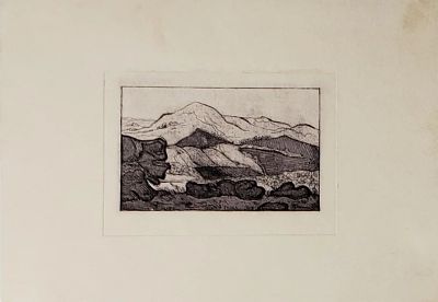 Бутрова Мария Николаевна - Горы. Аукцион: Аукцион № 37, часть 2 Основа: бумага Ширина: 12 