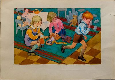 Попкова Елена Васильевна - Детский сад. Аукцион: Аукцион № 37, часть 2 Основа: бумага Ширина: 32 