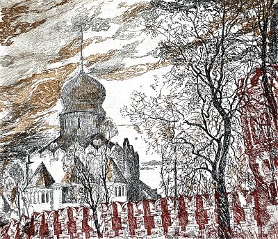 Ковалев А. - Федоровский собор. Аукцион: Аукцион № 37, часть 2 Основа: бумага Ширина: 16.5 