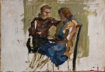 Альберти Пётр Филиппович - Серьезный разговор. Аукцион: Аукцион № 37, часть 2 Основа: картон 