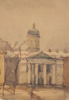 Соколова Ольга Александровна - Собор. Аукцион: Аукцион № 37, часть 2 Основа: бумага Ширина: 20 